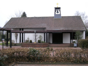 Willehad-Kirche Wahnbek von der Straße aus (Foto: Joachim Delfs)