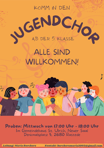 Plakat Jugendchor (privat)