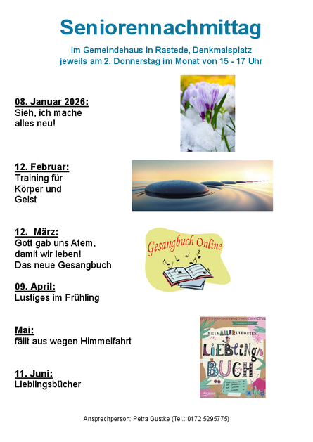 Plakat Seniorennachmittage (privat)