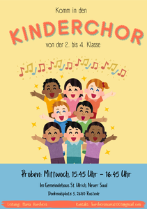 Plakat Kinderchor 2025 (privat)