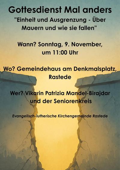 Plakat Einheit und Ausgrenzung (privat)