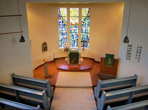 St.-Johannes-Kirche Hahn-Lehmden Innenraum (Foto: Joachim Delfs)