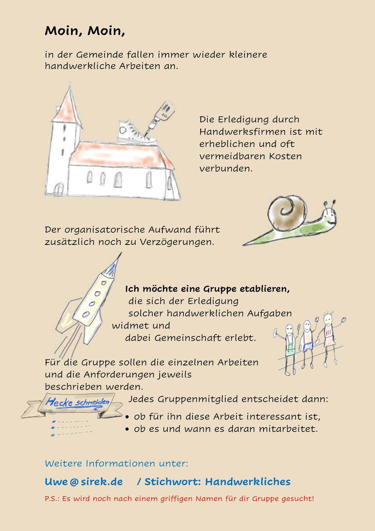 Plakat Handwerkliches (privat)